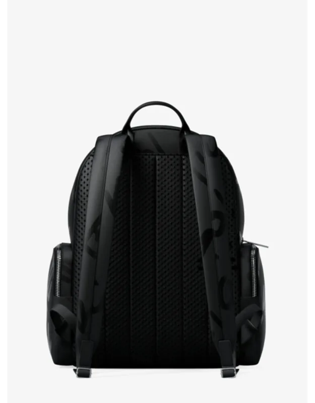 Large Printed Nylon Backpack