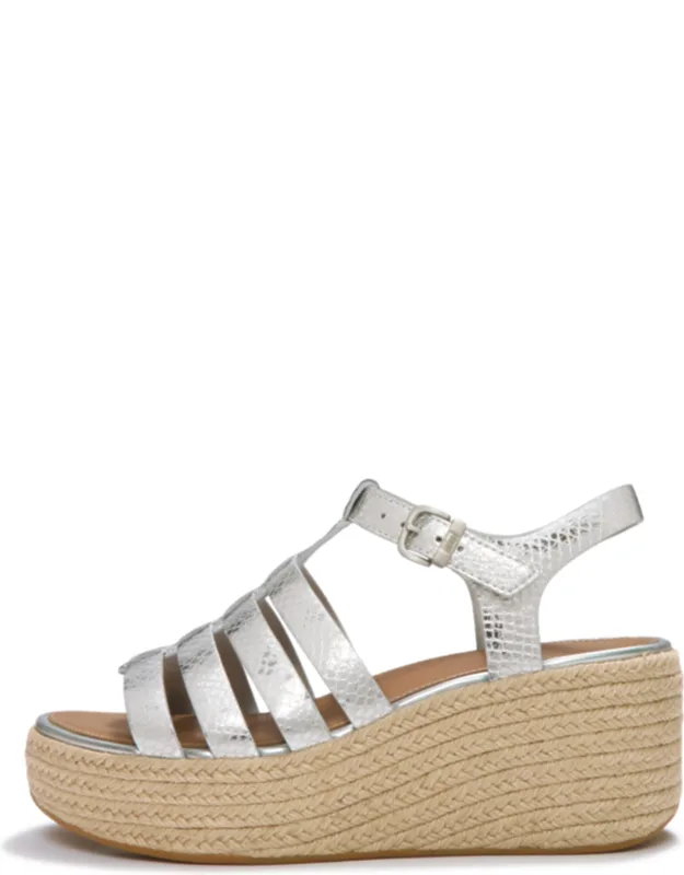 Platforms Leather Espadrille Wedge Sandals