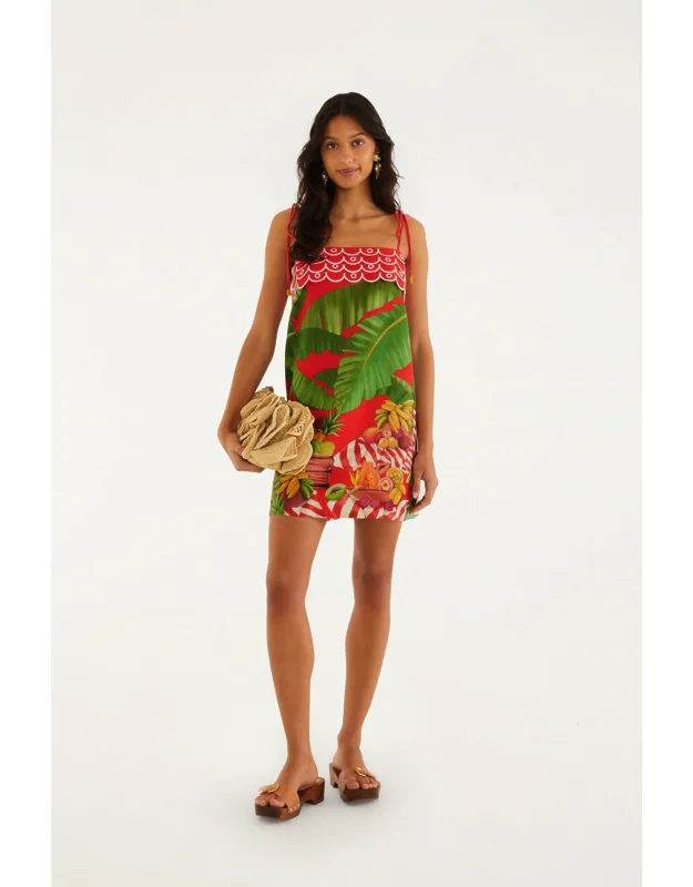 Fruit Trolley Red Mini Dress