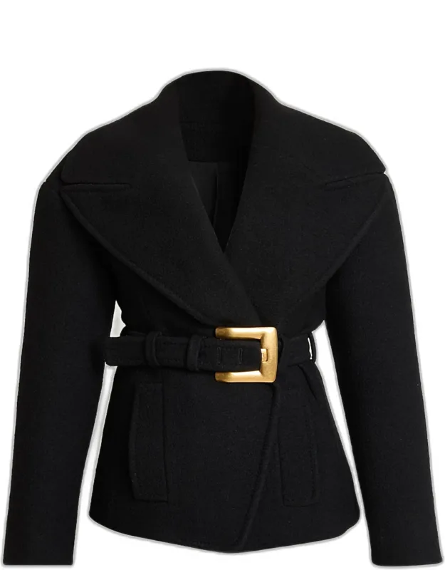 Buckle Belt Coat