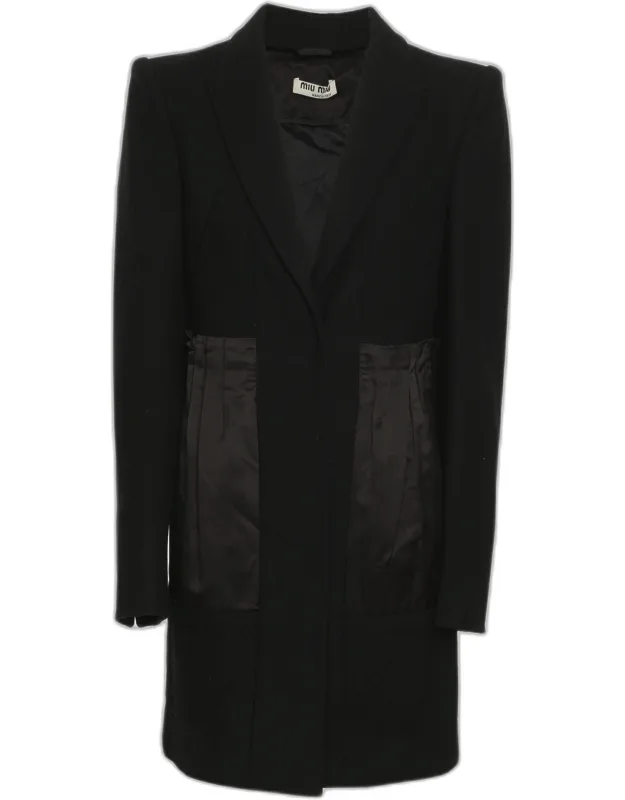 Wool Blend Short Coat
