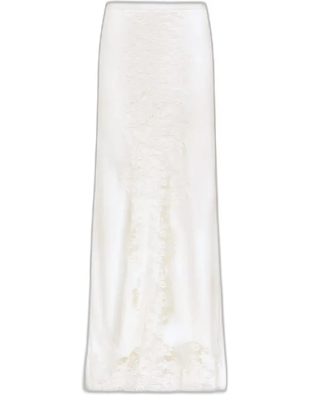 Silk Maxi Skirt