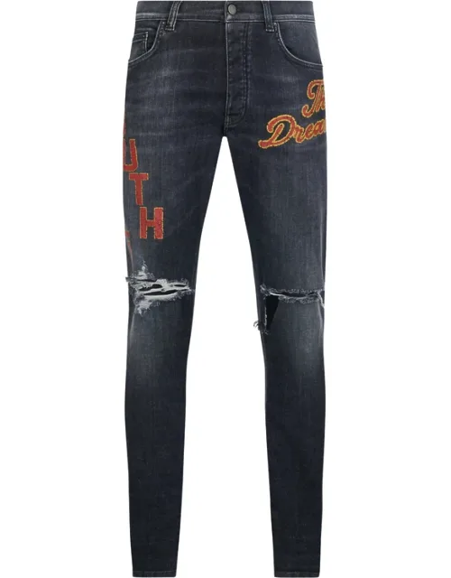 South Cali Distressed Skinny Jeans
