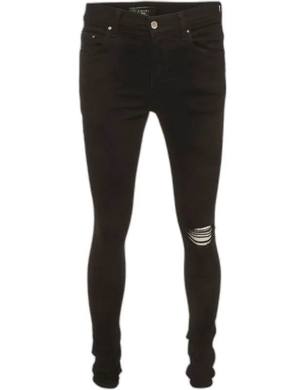 Black Denim Slim Fit Jeans