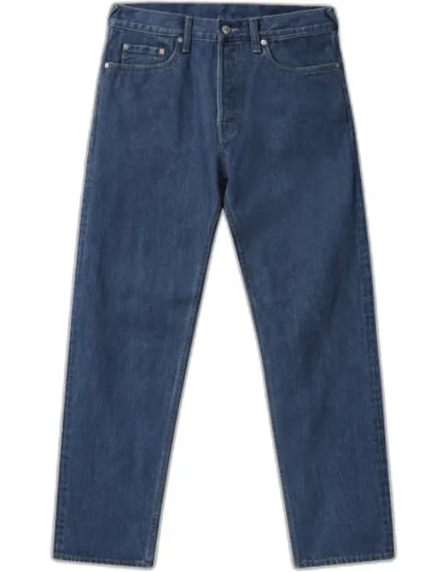 Straight-fit Mid-wash Jeans