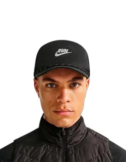 Pro Dri-fit Swoosh Running Cap With Reflective Closure And Moisture-wicking Technology