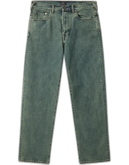Relaxed-fit Crosshatch Stretch Jeans