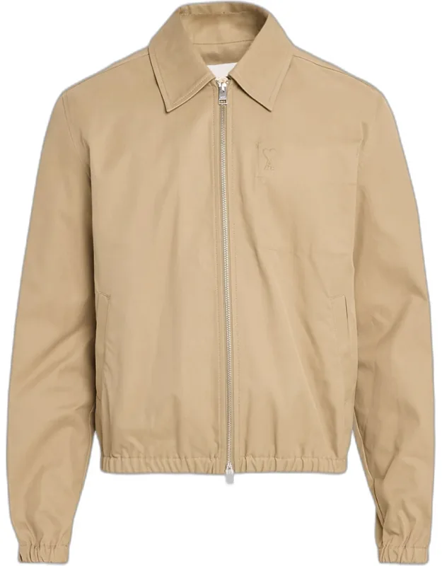 Cotton Full-zip Shirt Jacket