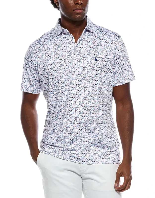 Hole-in-one Printed Performance Polo Shirt