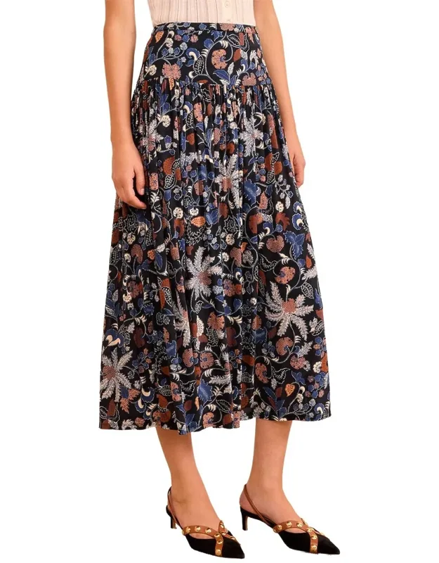 Blanche Pull On Midi Skirt