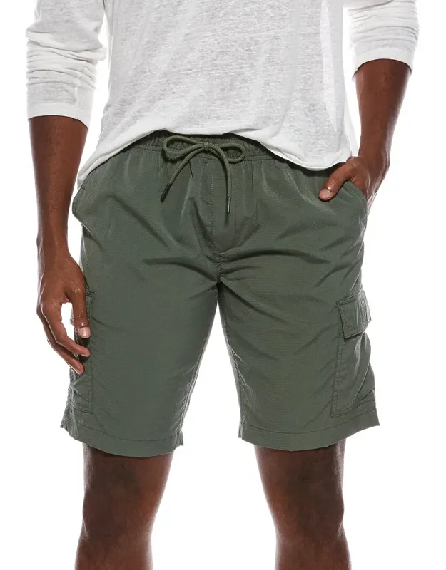 Metal Vent Staple Weave Cargo Shorts