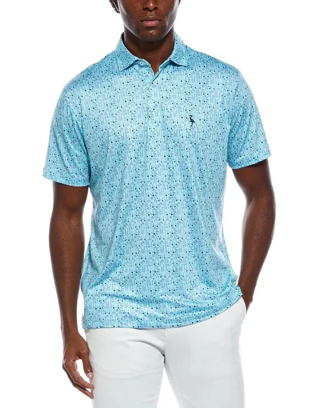Hole-in-one Printed Performance Polo Shirt