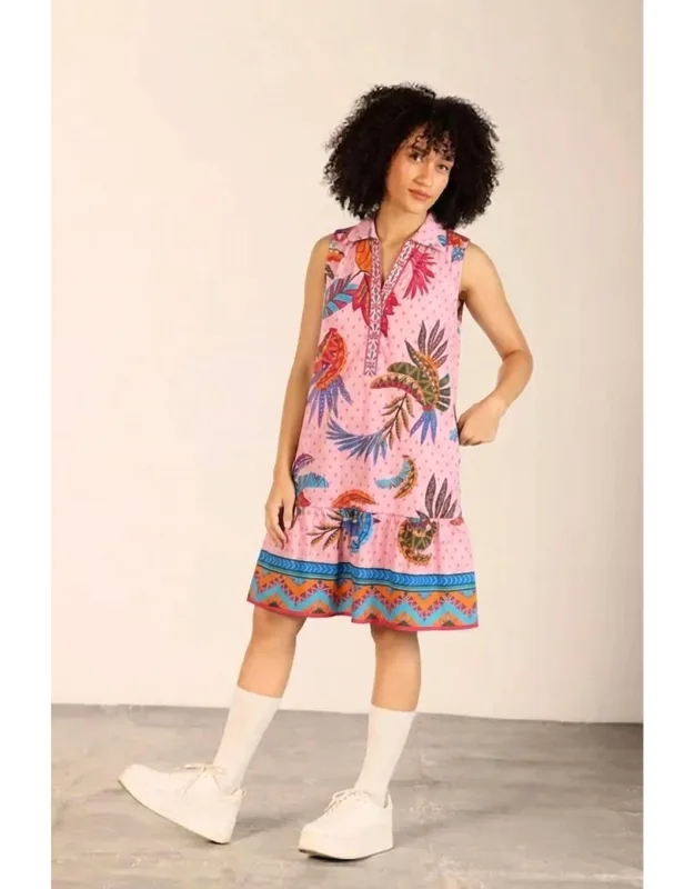 Luna Sleeveless Collared Dress