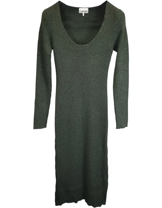 Melange Knit Dress