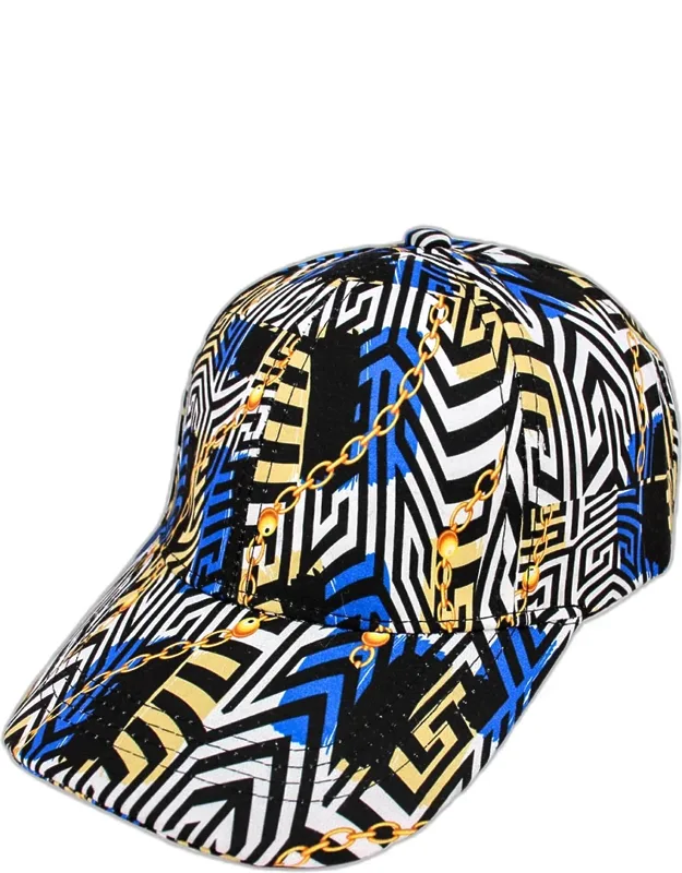 Chain Patterned Baseball Cap