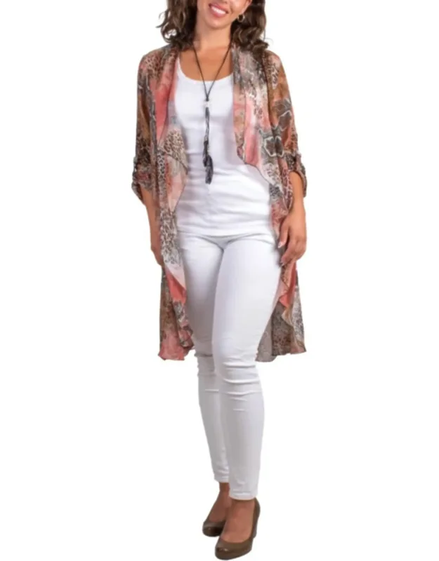 Portici Paisley Silk Cardigan