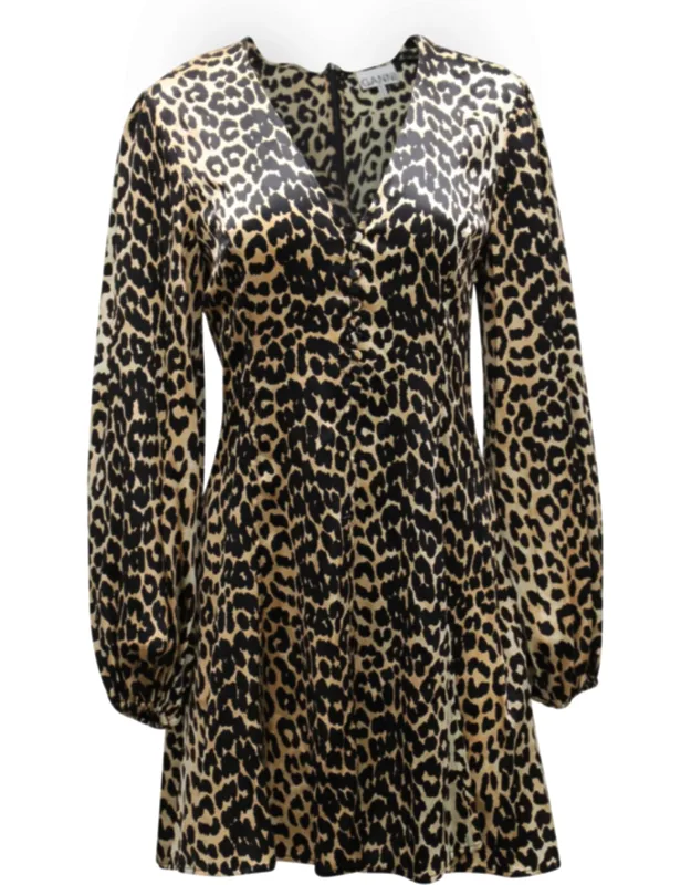 Leopard Print Mini Dress