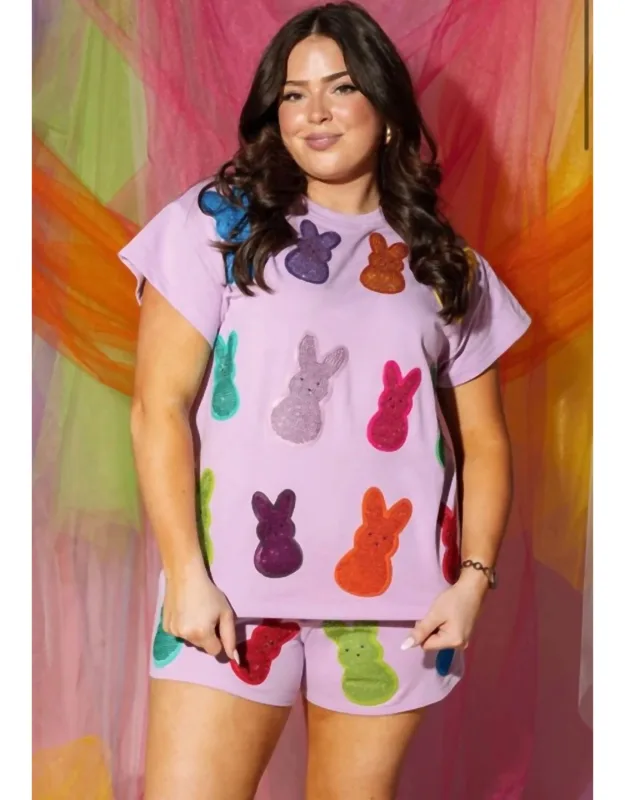 Multi Peeps Shorts
