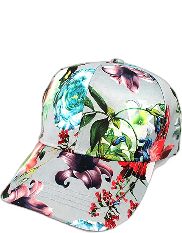 Floral Print Baseball Cap