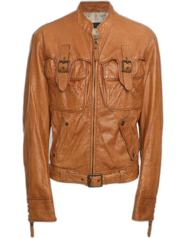 Textured Leather Jacket