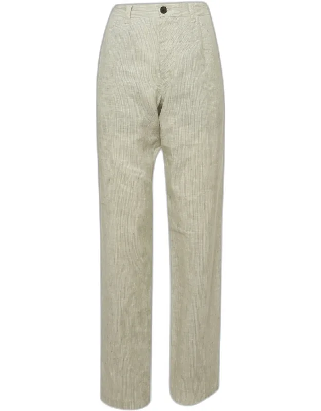 Linen Straight Fit Pants