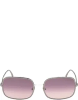 Keira Square Mirrored Metal Sunglasses