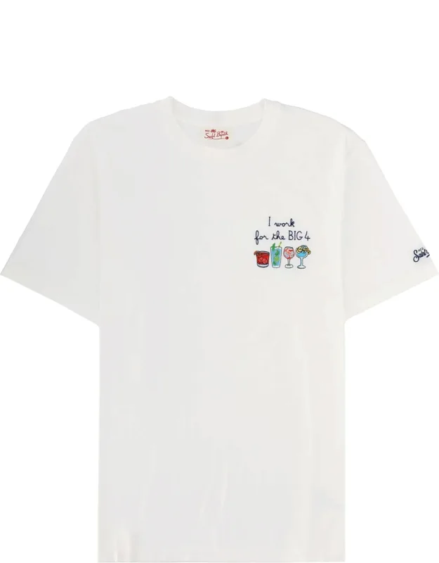 T-shirt With Embroidery