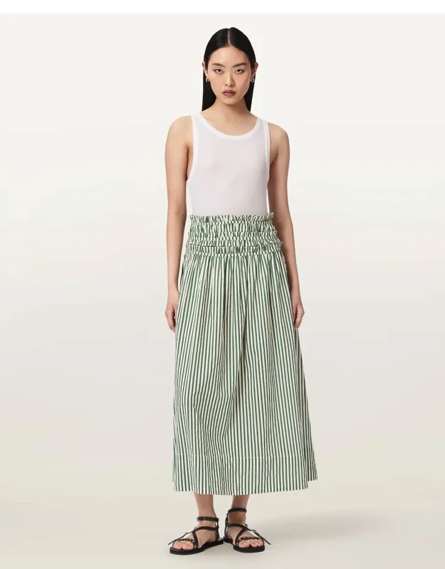 Striped Maxi Skirt