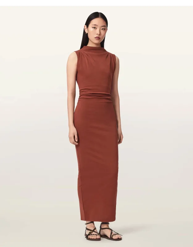 Cowl Neck Maxi Dress