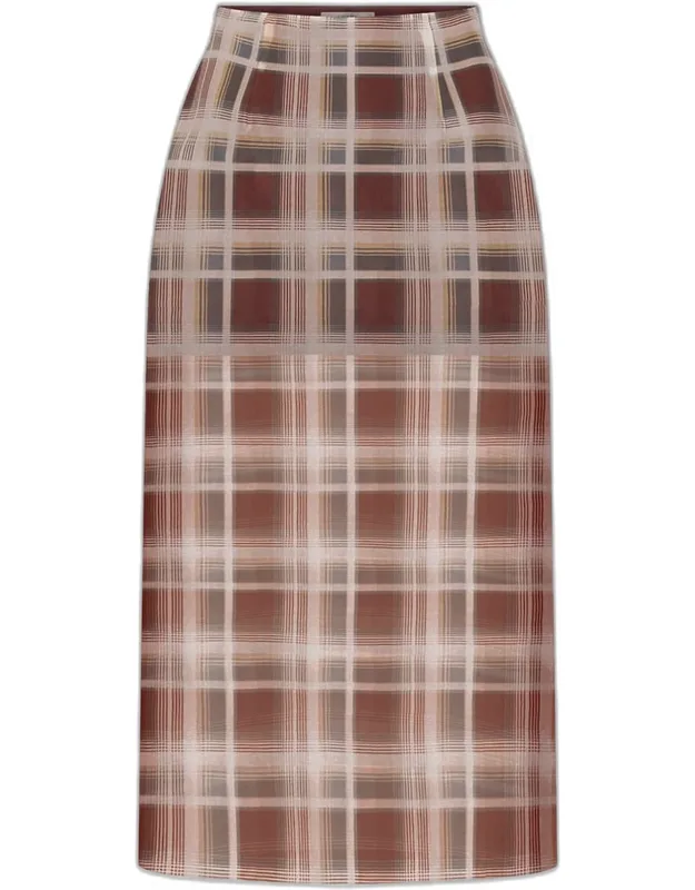 The Plaid Organza Skirt