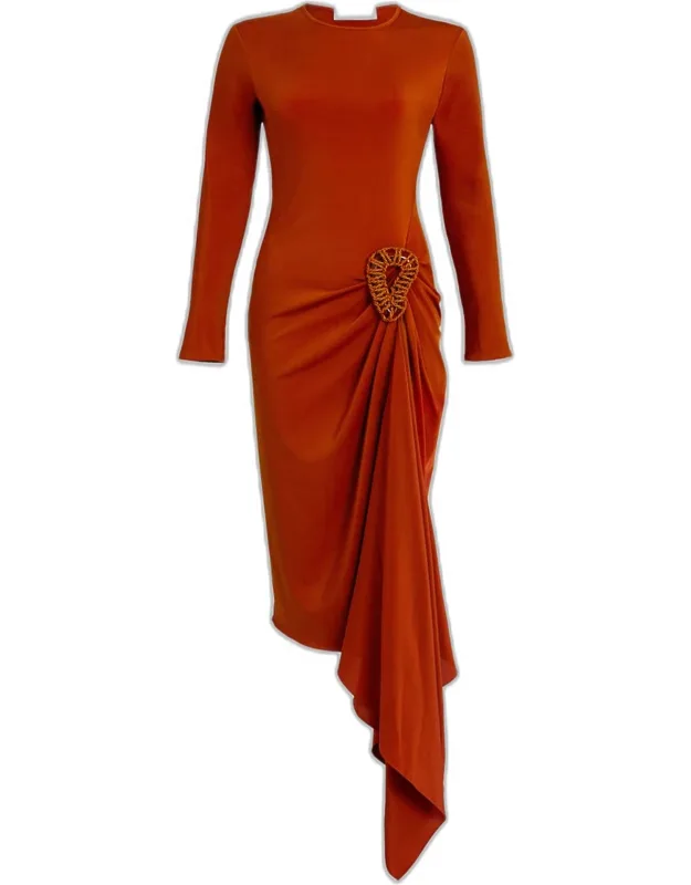 Ananya Jersey Midi Dress