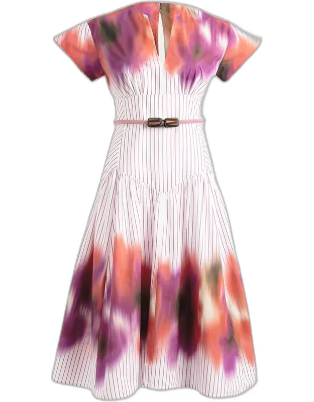 Belted Midi Dress