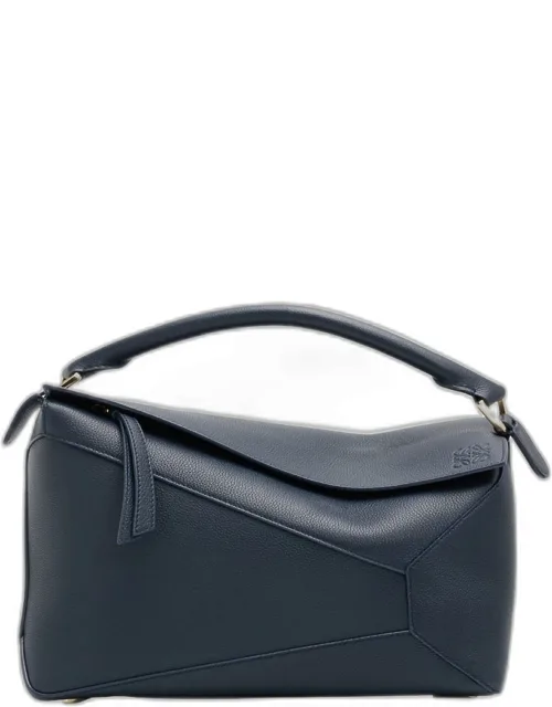 Puzzle Edge Top Handle Bag