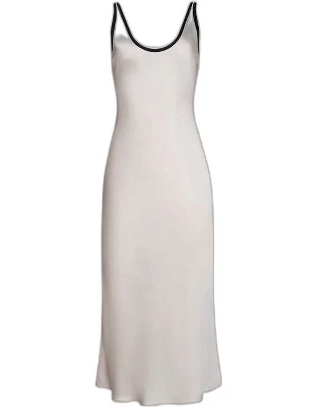 Akiya Contrast-trim Maxi Dress