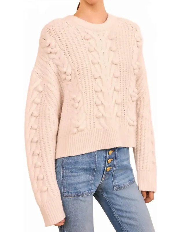 Indra Cable Knit Pullover