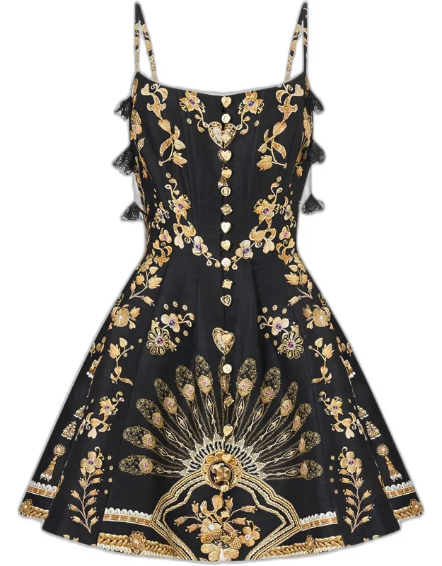 Taurus Rising Corset Mini Dress