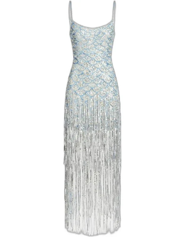 Sequined Fringe Dress