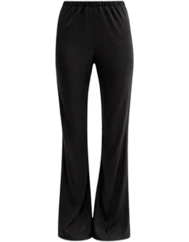 Emile Straight-leg Satin Pants