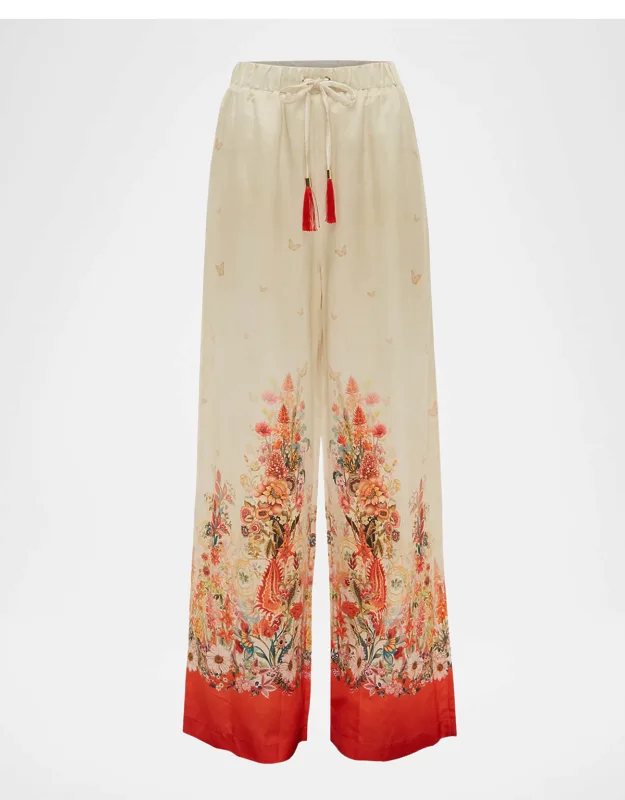 Floral Drawstring Pants