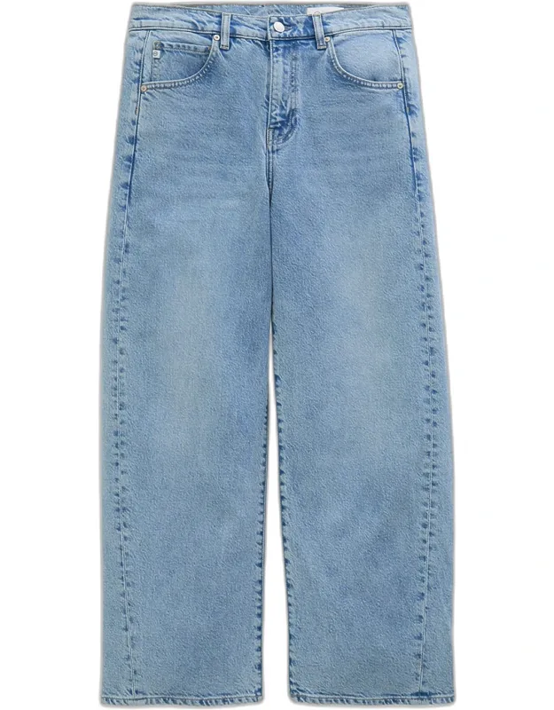 High-rise Barrel Jeans