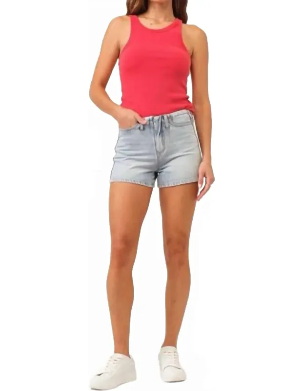 Carrie High Rise Jean Shorts