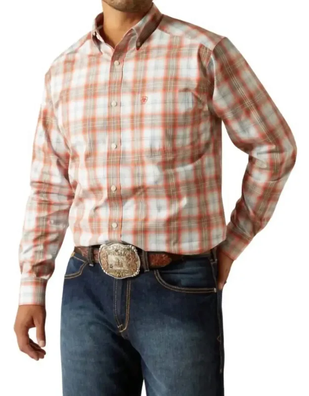 Pro Series Plaid Button Down Shirt