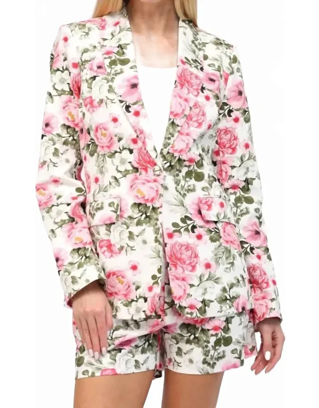 Floral Blazer