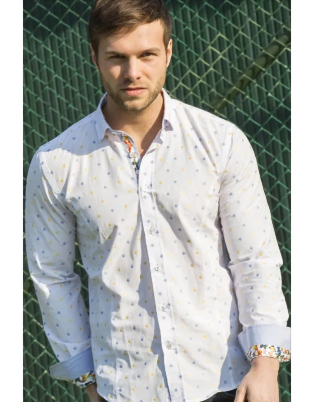 Fill Coupe Shirt With Butterfly Trim