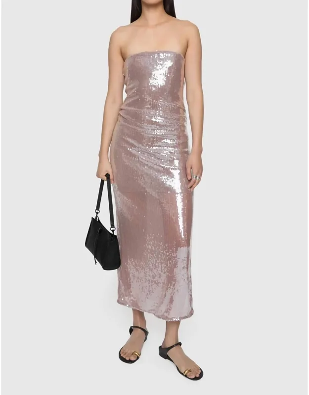 Emmy Tube Sequin Dress