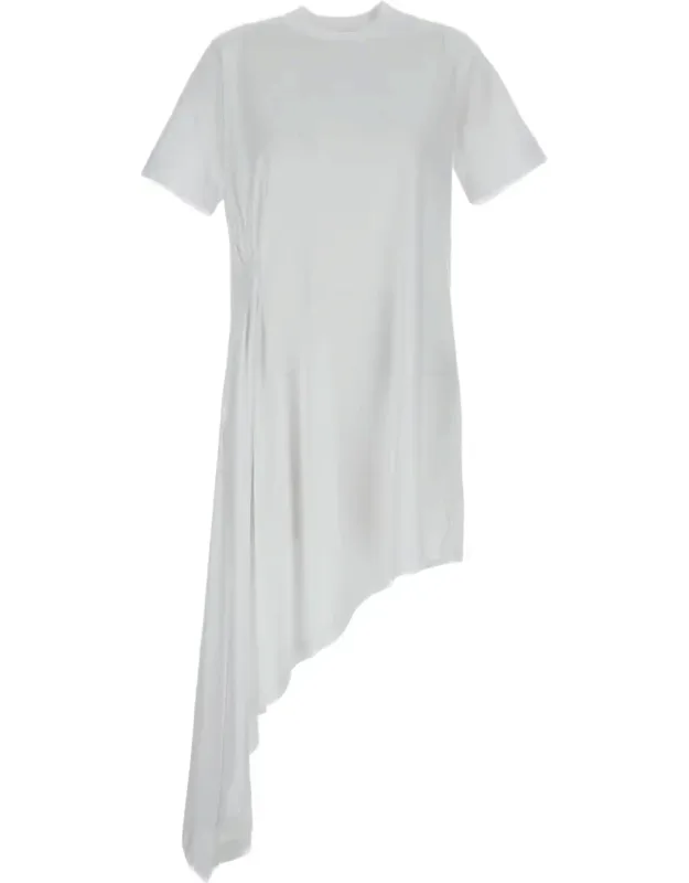 Asymmetric Pleated Dress