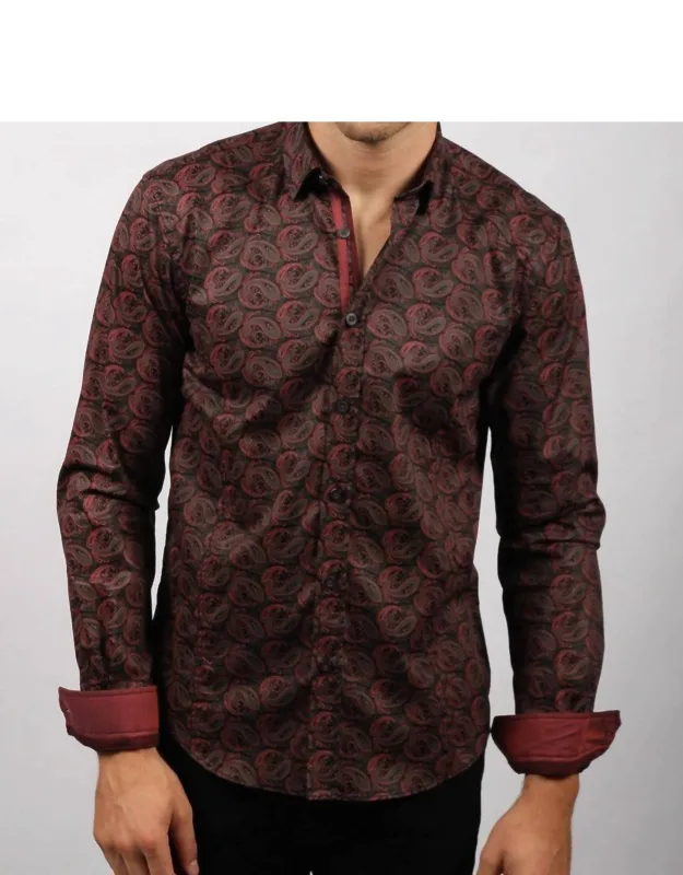 Paisley Button Down Shirt