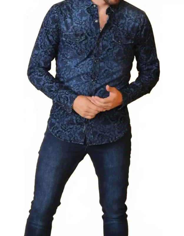 Denim Button Down Shirt