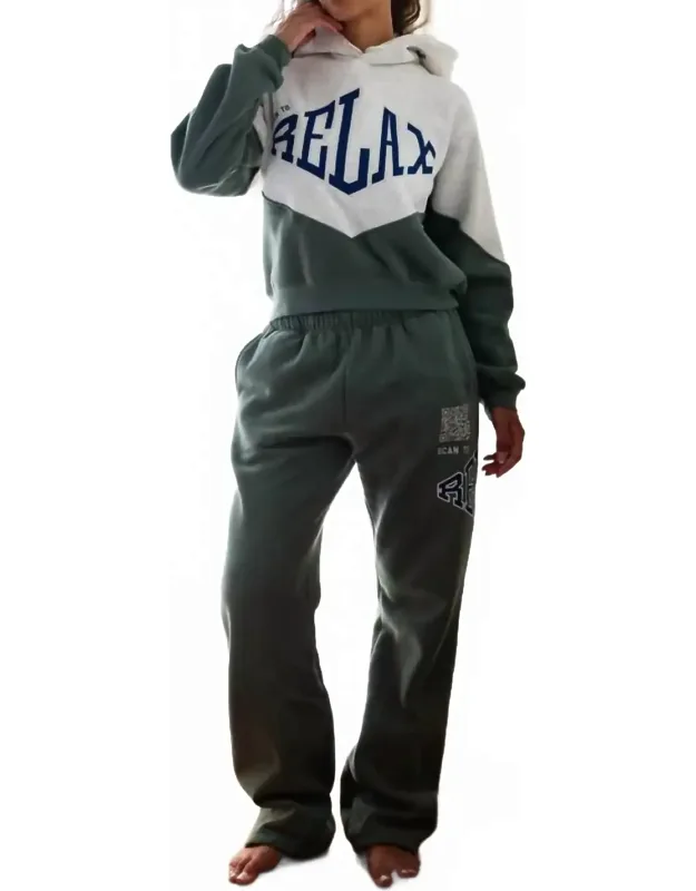 Scan To Relax Fitted Hoodie