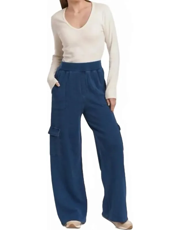 High Rise Cargo Sweatpants